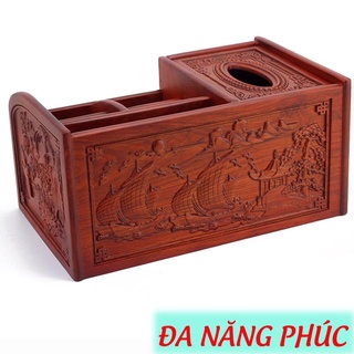 Hộp đựng giấy ăn đa năng sử dụng trong văn phòng thiết kế hiện đại