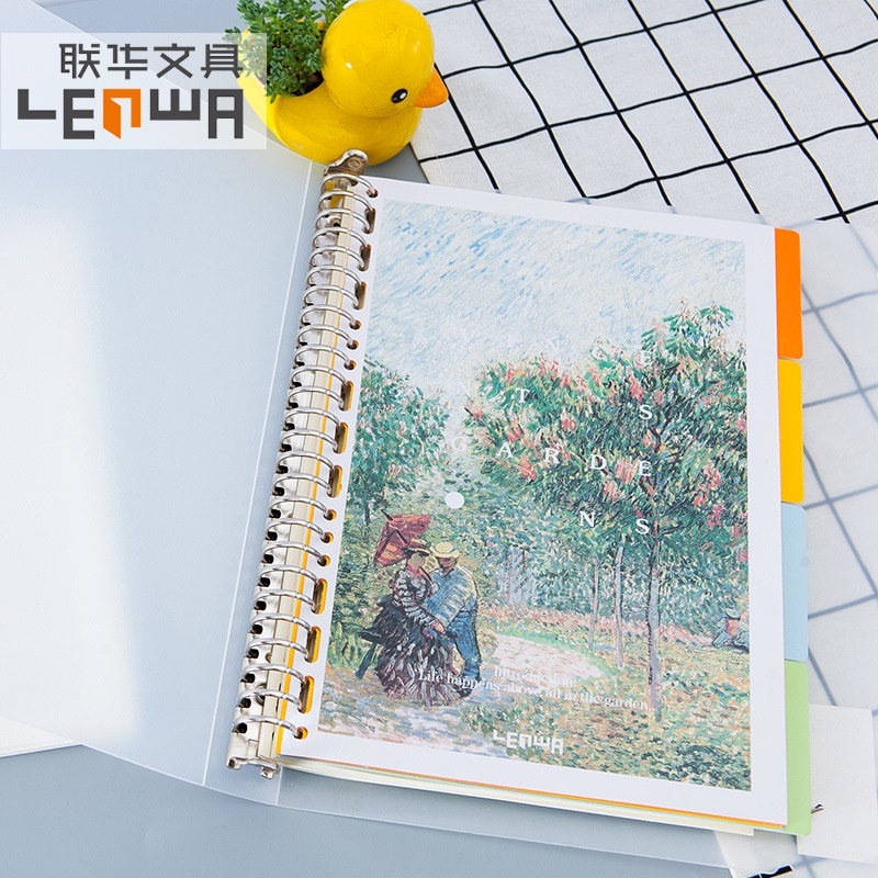 Sổ còng binder B5 120 trang giấy kẻ ngang thẩm mỹ và chất lượng cao