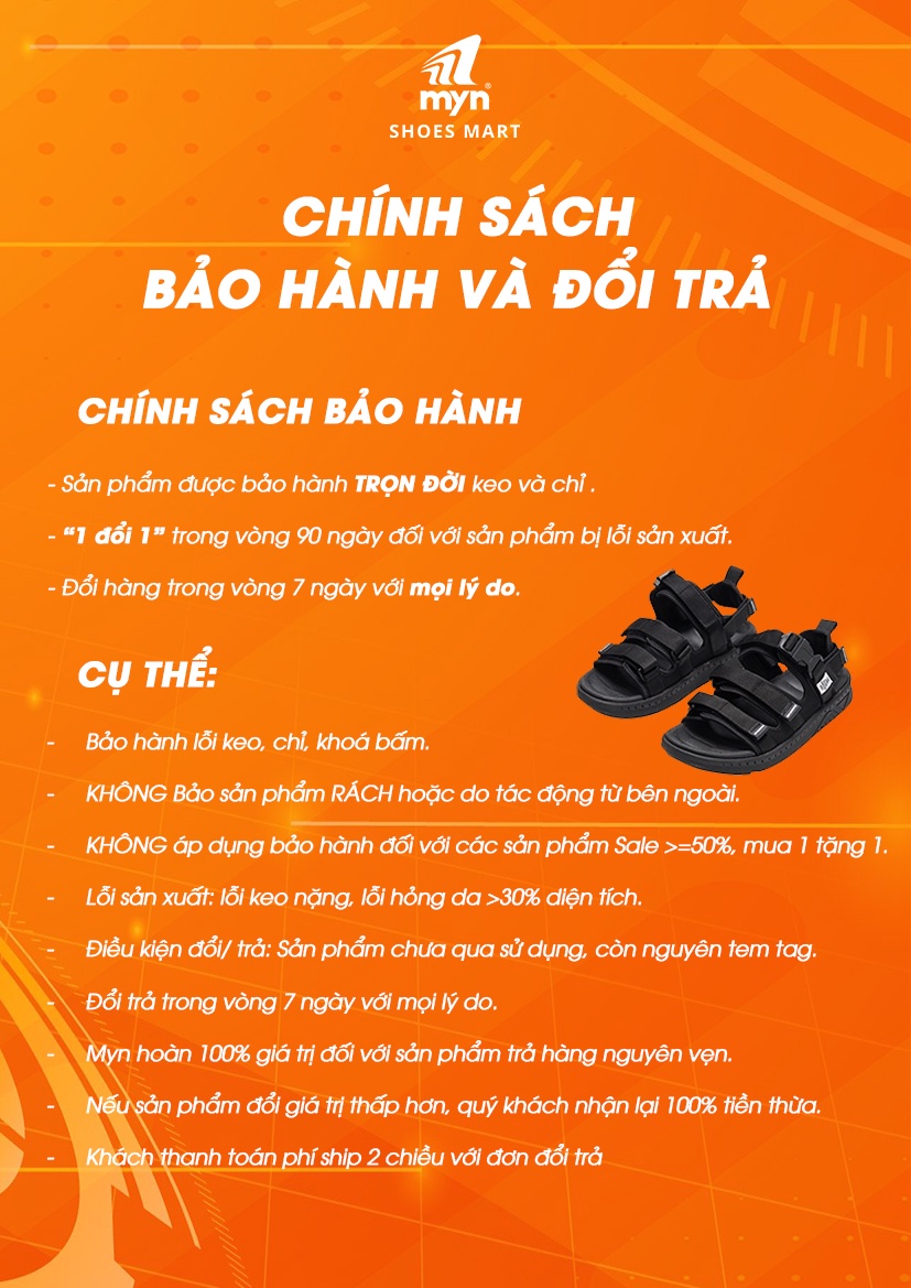 Chính sách bảo hành Sandal ZX