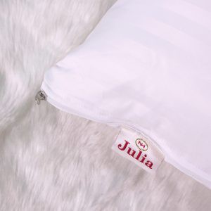 Ruột Gối Nằm Hữu Cơ Lông Vũ JULIA Hàn Quốc Micro Fiber Siêu Mềm Thấm Hút 2 Kích Cỡ RNM