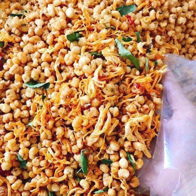 Bắp Chiên Giòn Mắm Lắc Khô Gà Lá Chanh - Hộp 320gr