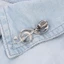 Yoo Vàng Bạc Màu Micro Thổ Cẩm Trang Sức Trang Trí Âm Nhạc Ghi Chú Chân Huy Hiệu Trang Trí Cho Unisex