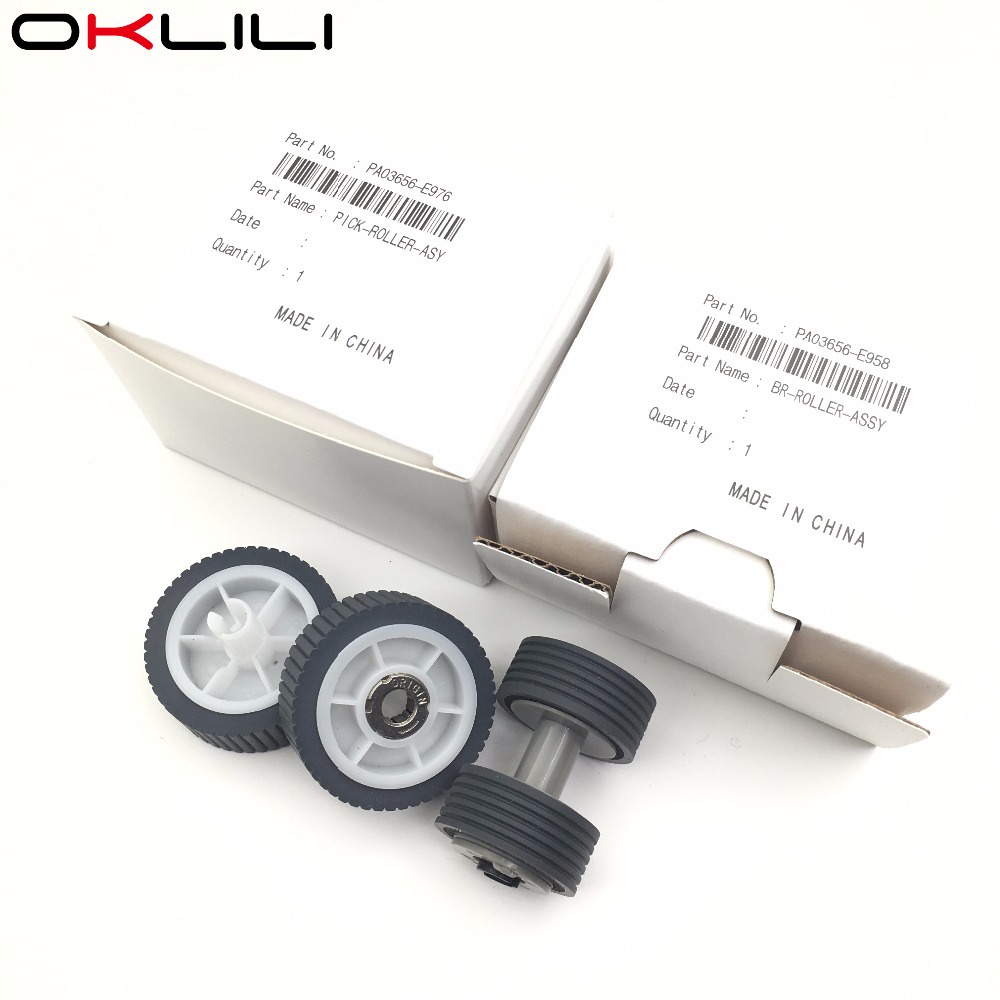 1SETX PA03656-0001 PA03656-E958 PA03656-E976 Con Lăn Phanh Chọn Xe Bán Tải Cho Fujitsu ScanSnap iX500 iX1500 iX1400 iX1600