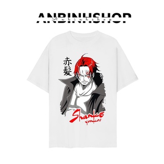 Áo thun unisex nam nữ in hình Tứ hoàng Shank Tóc đỏ cực ngầu chất vải mềm mịn mát từ AnBinhShop