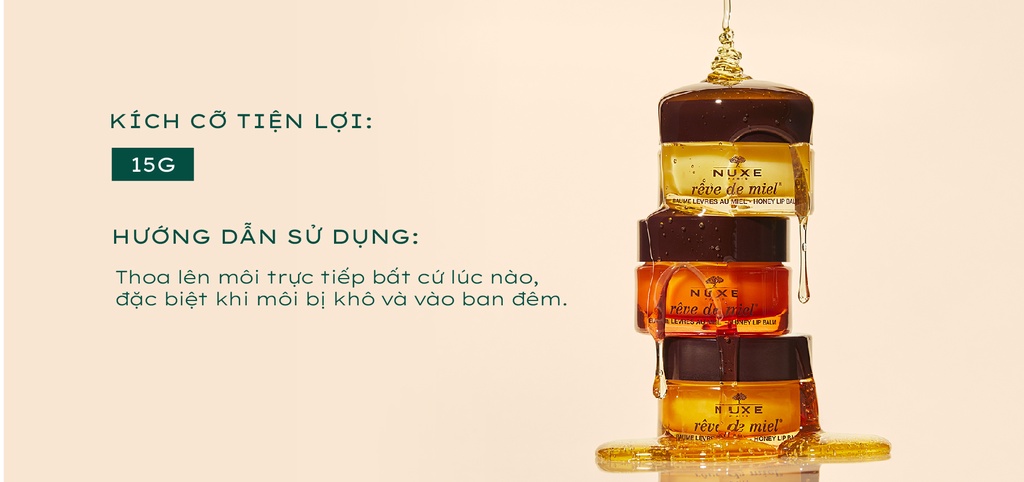 Mô tả Sáp dưỡng môi Nuxe Rêve de Miel 15g - 4