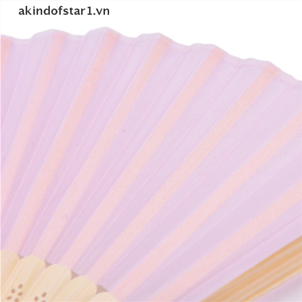 Quạt tre cầm tay thiết kế kiểu Trung Hoa 1m 1