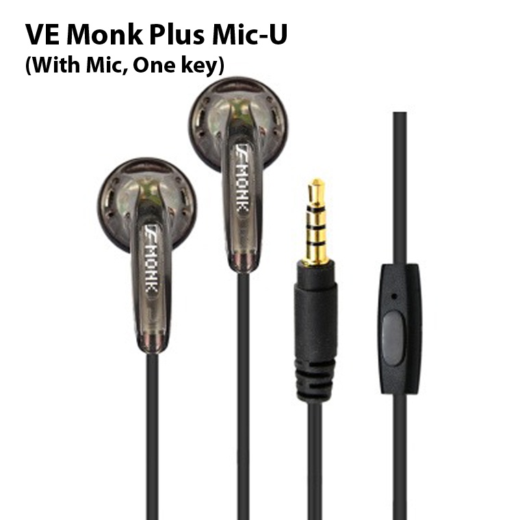 Tai Nghe Earbuds Ve Monk Plus With Mic Chính Hãng Phân Phối Shopee