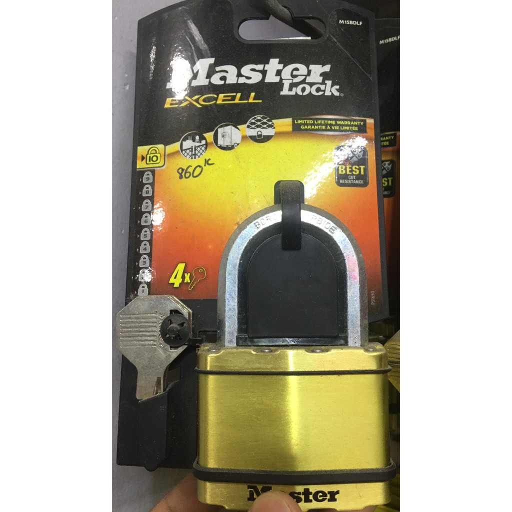 Ổ khóa cao cấp chống cắt Master Lock M15BDF 64mm ( U.S.A ) | Shopee ...