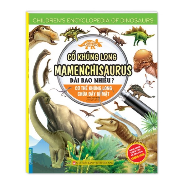 Ảnh Sách-Combo 2c  Kiến thức về khủng long-Cổ khủng long Mamenchisaurus dài bao nhiêu & Khủng long cũng đi nhà trẻ? 1