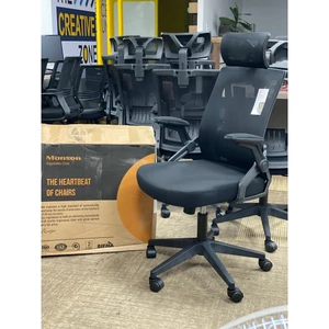 Manson Ergonomic Ghế Xoay Văn Phòng Thiết Kế Công Thái Học Tay Gập - Màu Trắng, Đen, Xám