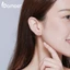 Bamoer Bông Tai Bạc 925 Hình Cỏ Bốn Lá Chống Dị Ứng bse233