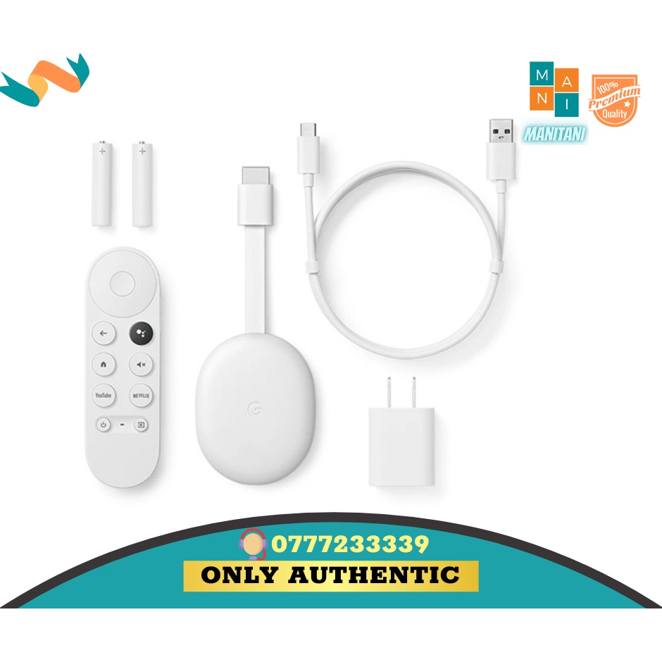 New Google Chromecast 4th With Google TV Ready Stock
