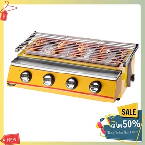 Bếp nướng thịt bbq bằng gas ETON ET-K222 4 họng đốt nhiệt độ cao, không tạt lửa