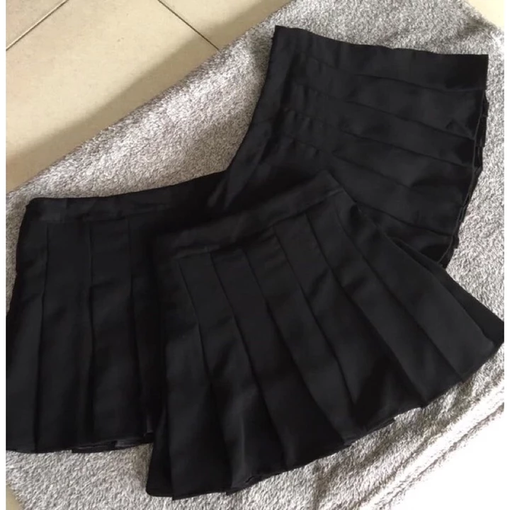 chân váy bigsize nữ CHÂN VÁY TENNIS BIGSIZE 60-95kg màu xám