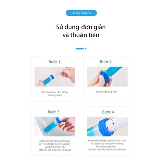 Bồn cầu khử mùi toilet tỏa mùi hương,Gel khử khuẩn bồn cầu nhà vệ sinhw