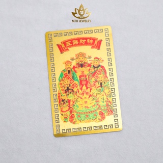 Kim Bài Ngũ Lộ Thần Tài - MTH Jewelry