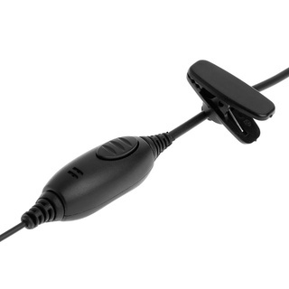 BS * Tai nghe kẹp tai 1 Pin 2 5mm Tai nghe hình chữ G từ tính Mic Bộ đàm hai chiều