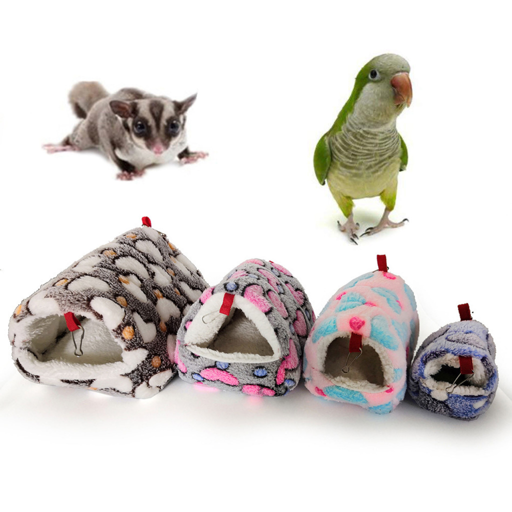 Huanhuang®Nhà Ấm Áp Sóc Chuột Hamster Guinea Lợn Tổ, Túi Ngủ Cho Thú Cưng Động Vật Nhỏ-168