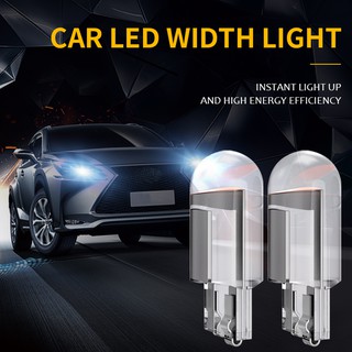 Set 2 Bóng Đèn LED Ánh Sáng Trắng / Xanh Dương 3000K 6000K W5W 194 T10 Chuyên Dụng Cho Xe Hơi