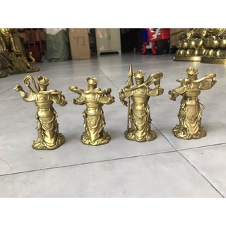 Bộ tượng Tứ đại Thiên Vương bằng đồng