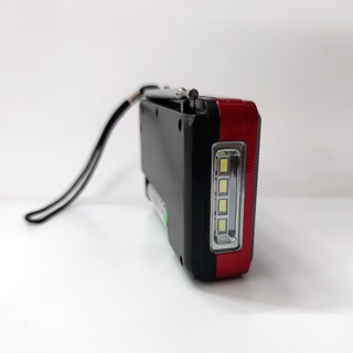 Loa đài FM bluetooth BKK KK50BT có khe thẻ nhớ/ USB/ Tai nghe/ Đèn pin - pin sạc 18650