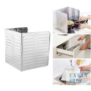 Tấm chắn dầu mỡ làm từ hợp kim nhôm cao cấp, tấm chắn dầu bắn an toàn cho người sử dụng, tiện lợi đa năng GD493-TamChDau
