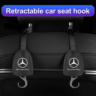 Móc Ghế Ô Tô Ẩn Phụ Kiện Nội Thất Thích Hợp Cho Xe Mercedes Benz W203 W210 W211 W124 GLC GLK GLA CLA W205 W212 AMG Mới E Class E200 E260