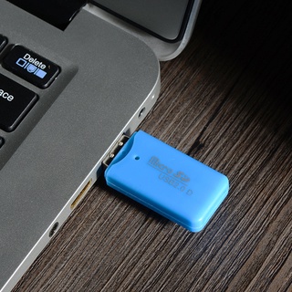 Thẻ Nhớ Có Sẵn Bằng Nhựa Đầu đọc Thẻ Nhớ Di động Mini TF Micro SD USB 2.0 Truyền Tốc độ Cao Tất Cả Trong Một Feelnature