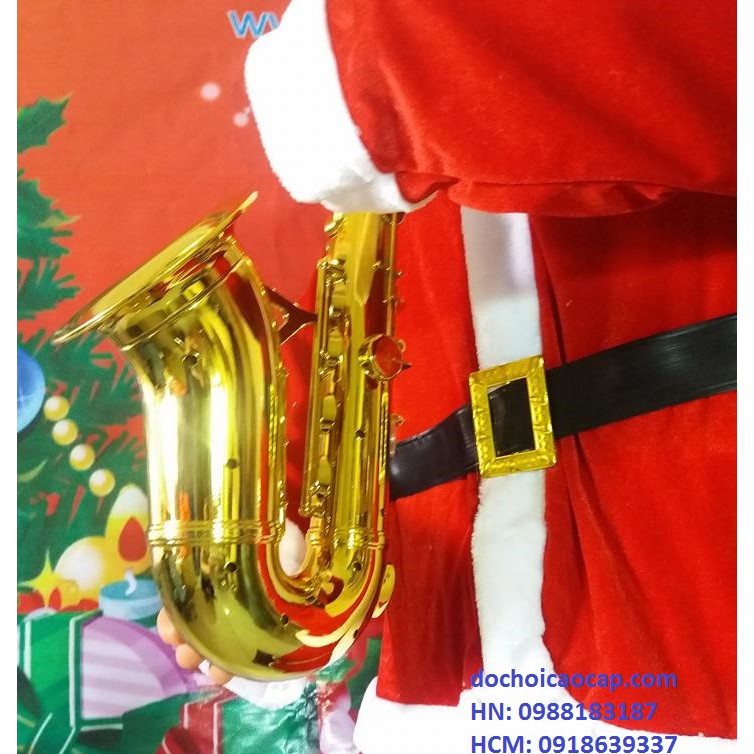 Ông già Noel thổi kèn - 1.8m