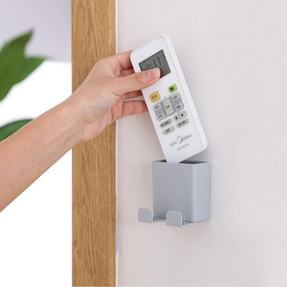 Giá kệ đựng remote điều khiển, hộp để điện thoại khi sạc dán tường đa năng C89