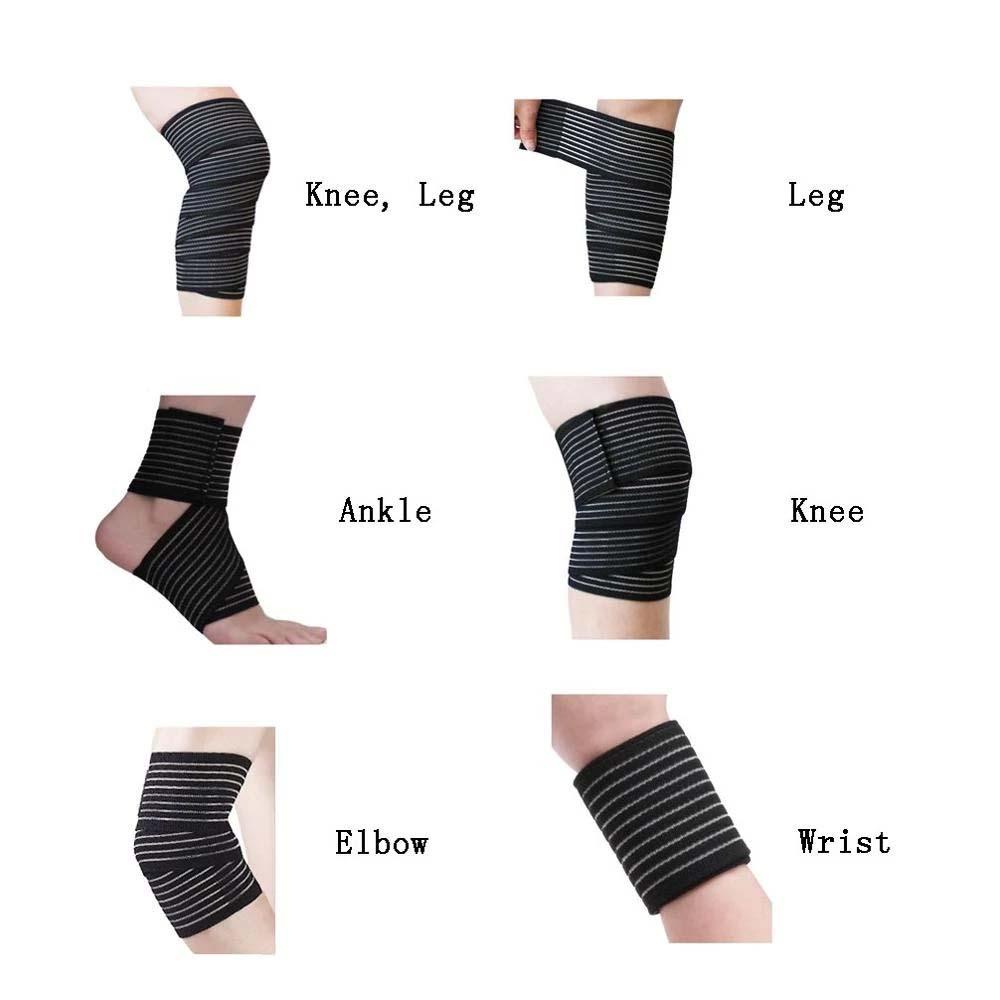 Băng Hỗ Trợ Thể Thao JSJING - Bảo Vệ Cổ Tay, Đầu Gối và Bắp Chân cho Bóng Rổ & Powerlifting