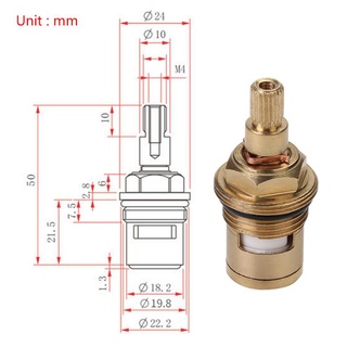 Cli Brasses Gốm sứ Van giữ nhiệt Vòi Hộp mực Van trộn nước