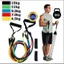 BỘ 5 DÂY TẬP GYM ĐÀN HỒI ĐA NĂNG - Dây Kháng Lực Ngũ Sắc Chính Hãng