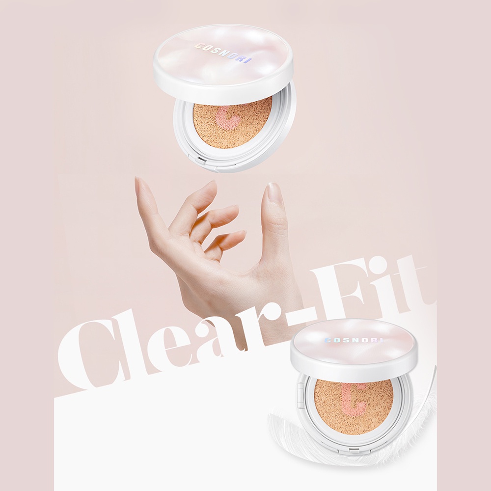 Cushion Cosnori Blossom Có Chống Nắng 14g - Blossom Tone Up Cushion Clear SPF50+ PA++++