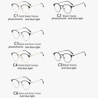 Kính mắt photochromic chống bức xạ chống tia xanh kính râm cổ điển dành cho nam nữ