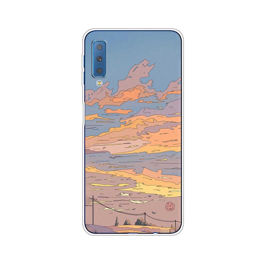 Ốp Điện Thoại TPU Dẻo In Họa Tiết Độc Đáo Thời Trang Cho Samsung Galaxy a7 2015 a7 2016 a7 2017 a7 2018