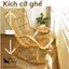 Ghế thư giãn mây uống trà đọc sách ở nhà - HOME MÂY chất liệu mây cao cấp