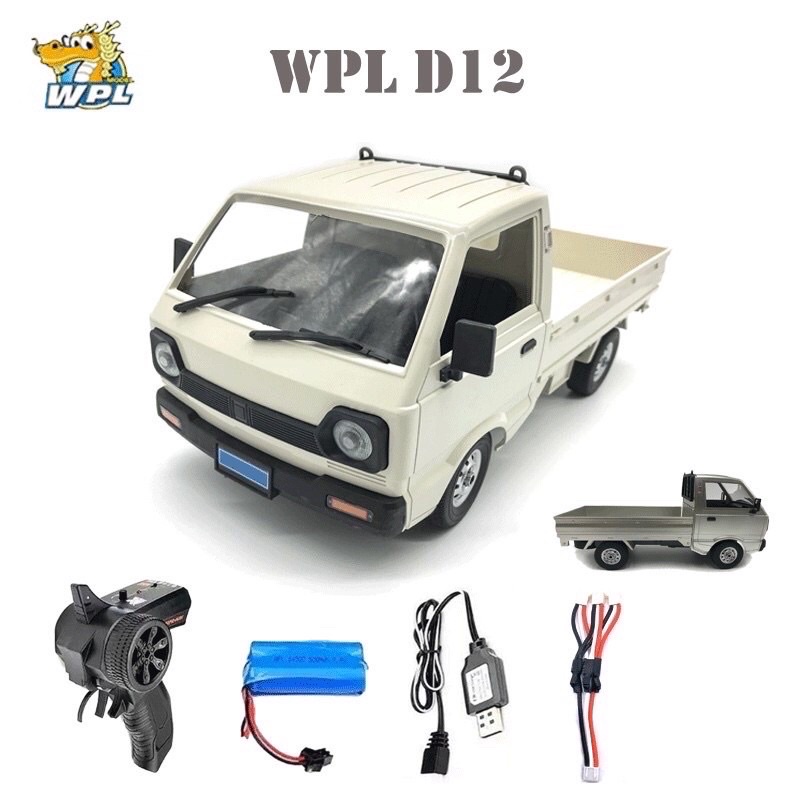 WPL D12 [giá sập sàn] Xe bán tải điều khiển từ xa WPL D-12 - Xe ô tô mô ...