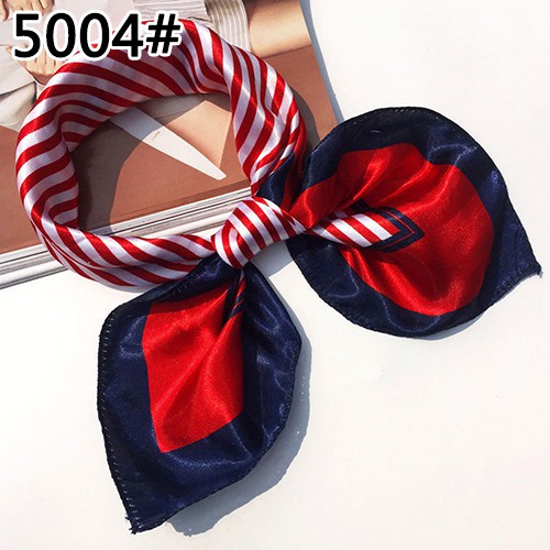 OneWorld @ Faux Silk Square Satin Soft Kerchief Stewardess Khăn quàng cổ Bandana