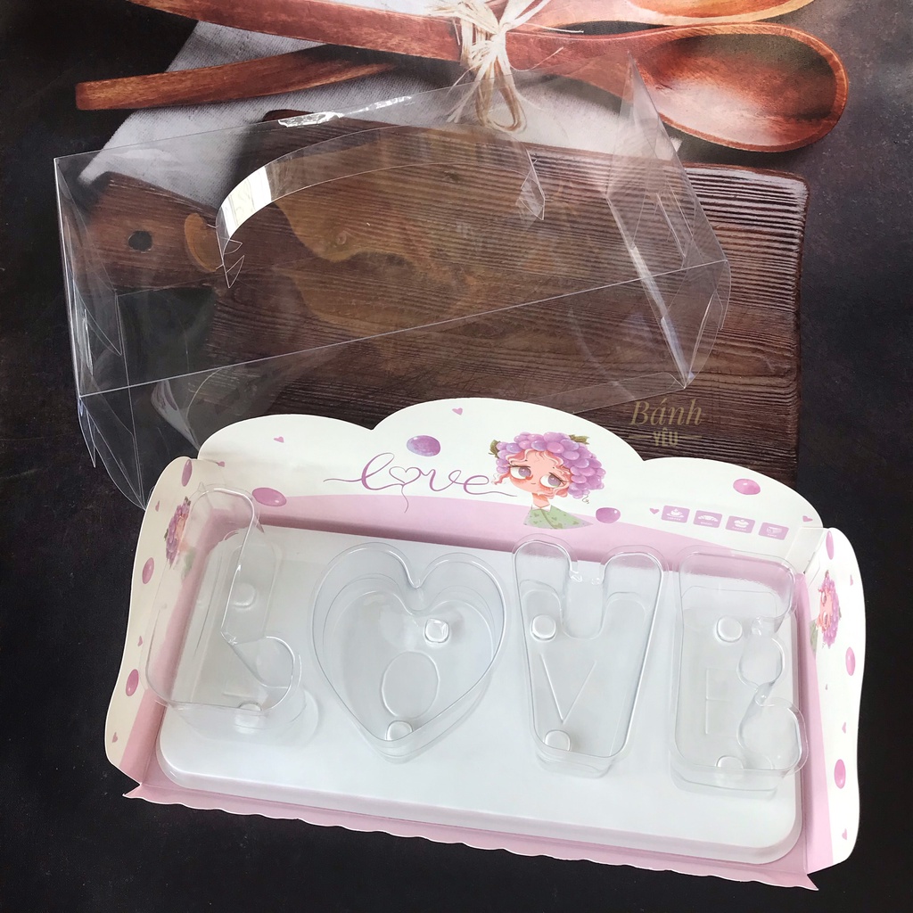 Hộp Bánh MOUSSE Mica - Set Love - BB95