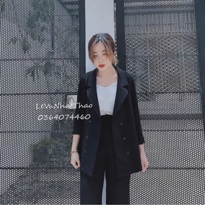 Siêu Sang Set vest Dài 3 Món