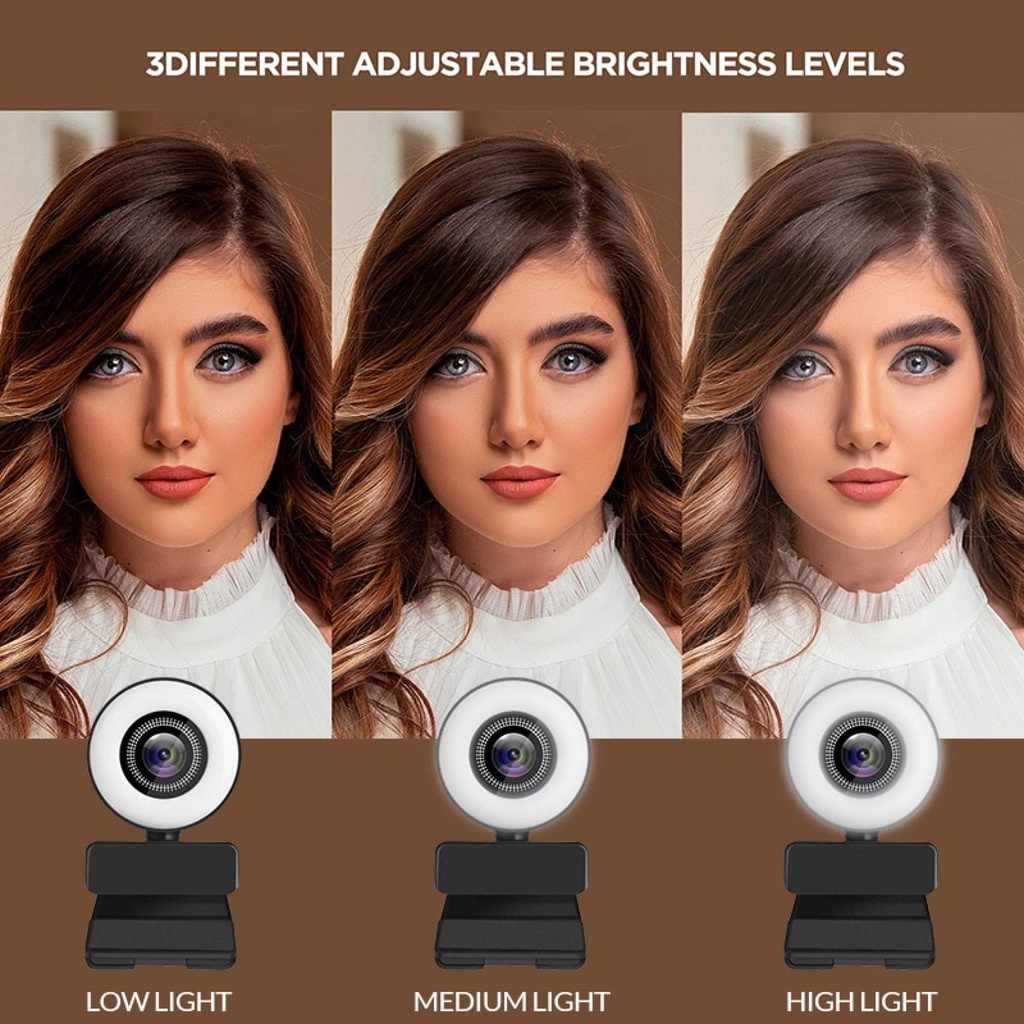Full HD 4K 2K Camera Web Tự Động Lấy Nét Có Micrô Cho PC Laptop 1080P Web Cam Cho Hội Nghị Nghiên Cứu Trực Tuyến Youtube