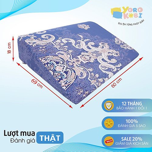 Ảnh Gối chống trào ngược dạ dày chống thoái hóa cổ Yorokobi cao 16cm 1