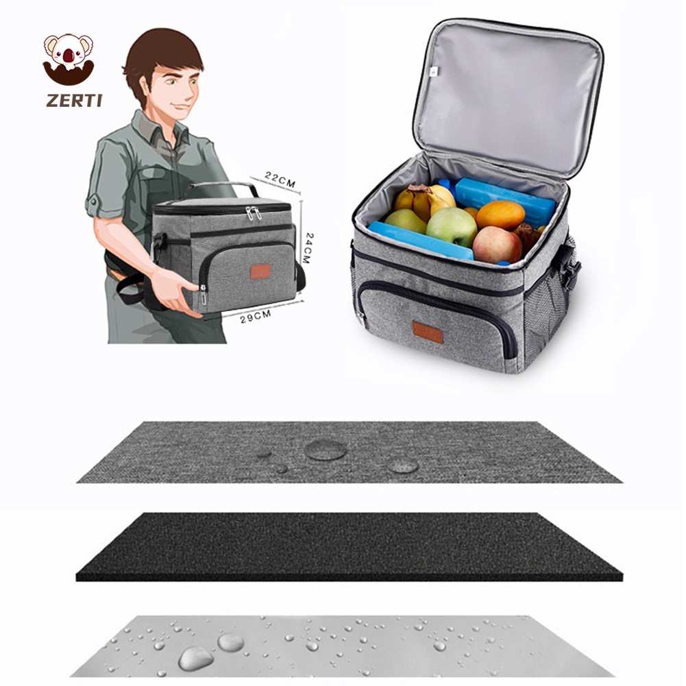 Túi Đựng Cơm Trưa Giữ Nhiệt Chống Trầy Xước Dung Tích 15L