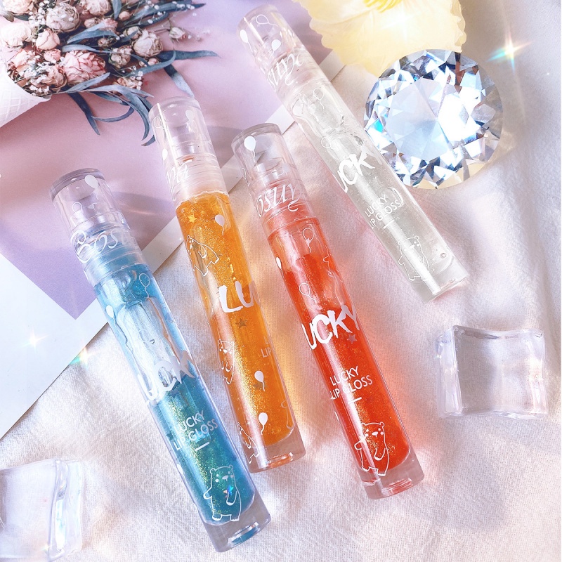 Son Bóng Dưỡng Ẩm Lấp Lánh Bosuya Lucky Lip Gloss