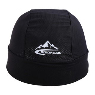 Vipdeal1 Mũ bảo hiểm lót làm mát Mũ chạy bộ đi xe đạp Thấm hút nhẹ Skullcap Unisex