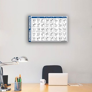 Poster treo tường hình người tập gym độc đáo