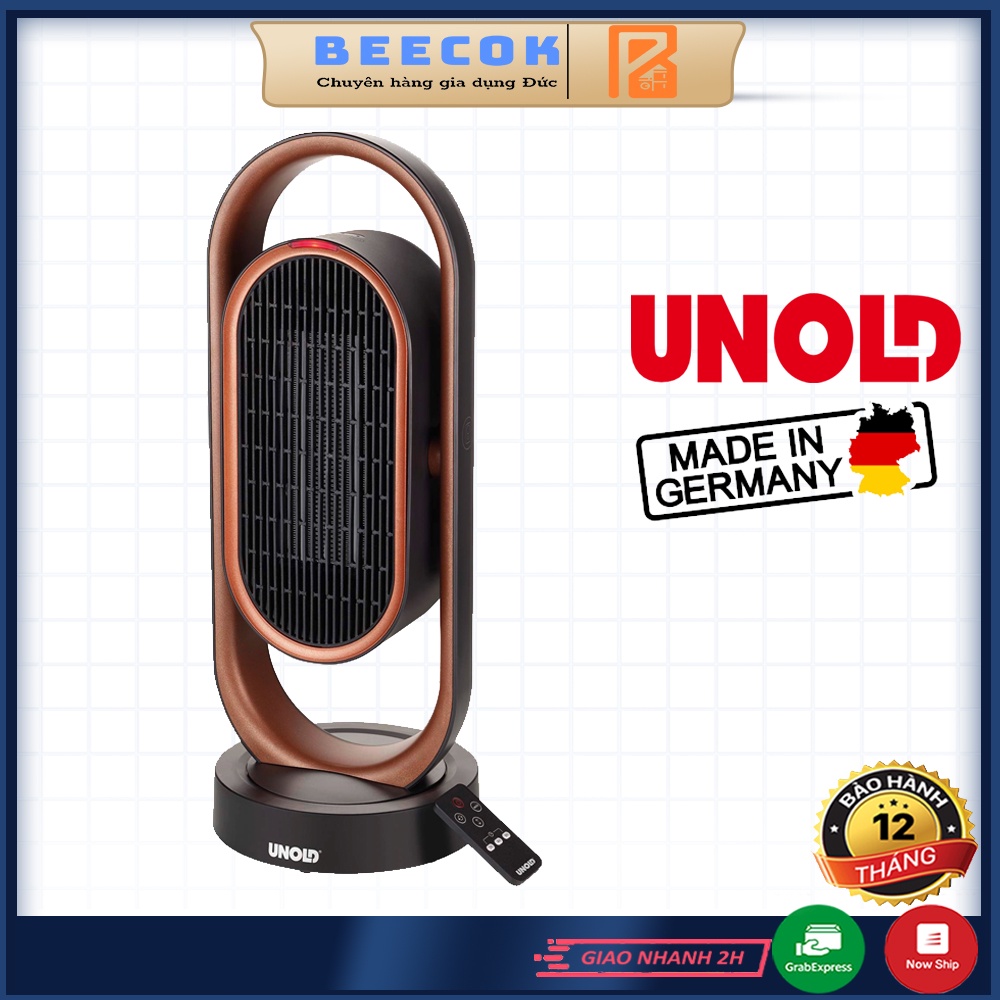Unold 86535 Radiateur En Céramique 3D - Chauffage D'Appoint Puissant Et Design Moderne