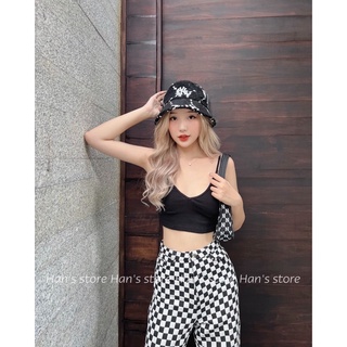 ÁO CROP DÂY MÙA HÈ( ẢNH THẬT)