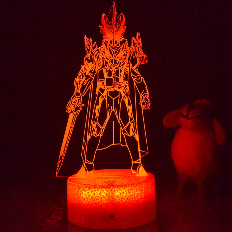 Kamen Rider Anime Night Light Masked Rider Lamp Remote LED Thay Đổi ...